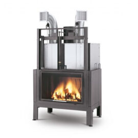 Focar pe lemne Palazzetti Ecomonoblocco EL 86 O2Ring