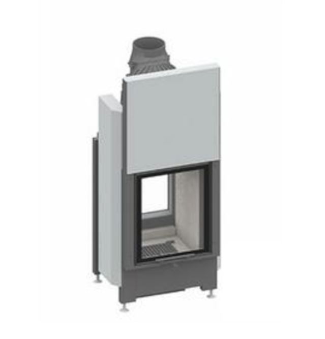 Focar pe lemne Schmid TV Lina 45×51 H/S