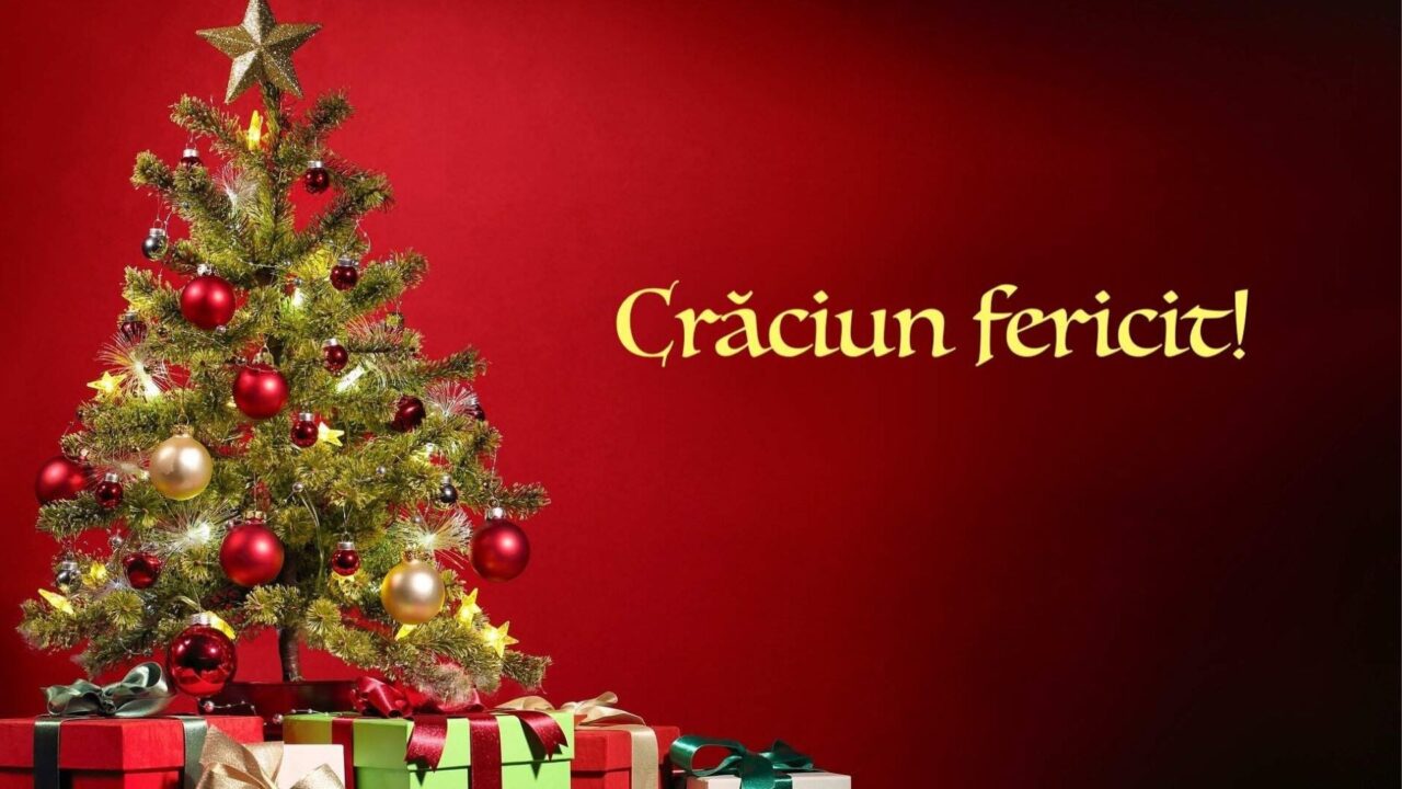 Va dorim Craciun fericit alaturi de cei dragi!