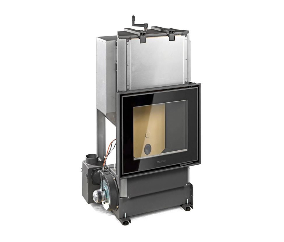 Focar semineu pe pelet